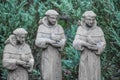 Three Saint Francis of Assisi Statues