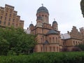 Three Saints Orthodox church in National University in Chernivtsi, Ukraine Royalty Free Stock Photo