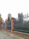 Three Saints Orthodox church in National University in Chernivtsi, Ukraine Royalty Free Stock Photo