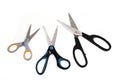 Three scissors
