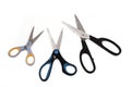 Three scissors Royalty Free Stock Photo