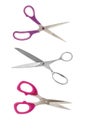 Three scissors Royalty Free Stock Photo