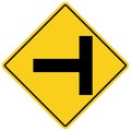 Three separate signs on white background. flat style. caution for left turn road traffic sign for your web site design, logo, app,