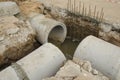 Three separate way of drain construction