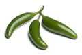 Three Serrano Peppers