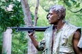 The Three Servicemen Memorial commemorating the Vietnam War in W Royalty Free Stock Photo