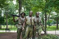 The Three Servicemen Monument in Washington DC Royalty Free Stock Photo