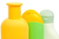 Three Shampoo Bottles Royalty Free Stock Photo