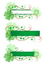 Three Shamrock Signs