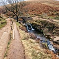 Three shire heads, National Park Peak District UK Royalty Free Stock Photo