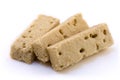 Three shortbread fingers Royalty Free Stock Photo