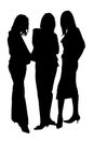 Three silhouettes