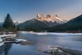 Three Sister mountain during the evening