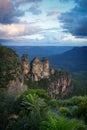 The three sisters, blue mountains, Australia Royalty Free Stock Photo