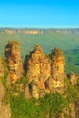 Three Sisters in Blue Mountains Royalty Free Stock Photo