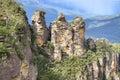 Three Sisters, Blue Mountains National Park, NSW, Australia Royalty Free Stock Photo