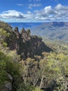 The Three Sisters, Blue Mountains, New South Wales, Australia Royalty Free Stock Photo