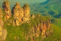 Blue Mountains Three Sisters Royalty Free Stock Photo