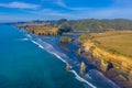 Three Sisters and the Elephant Rock in New Zealand Royalty Free Stock Photo