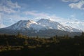 Three Sisters Mountains Royalty Free Stock Photo