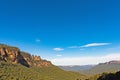 Three Sisters rock formation in the Blue Mountains National Park, Australia Royalty Free Stock Photo