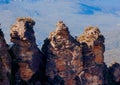 Three sisters rock formation Royalty Free Stock Photo