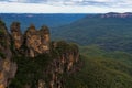 Three Sisters rock formation viewed from Echo Point lookout