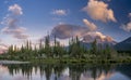 Three Sisters at sunset Royalty Free Stock Photo