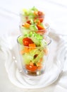 Three small salads Royalty Free Stock Photo