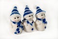 Three small snowmen