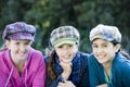 Three Smiling Tween Girls