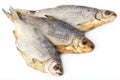 Three smoked fish roach Royalty Free Stock Photo