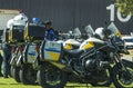 Three South African Traffic Police Motorbikes