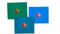 Three Soviet ussr stars