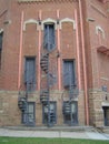 Three Spiral Staircases arranged symmetrically