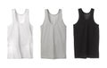 Three sport tank tops Royalty Free Stock Photo
