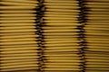 Three Stacks of Padded Mailing Envelopes