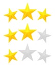 Three star rating