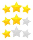 Three star rating