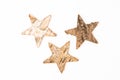 Three Stars Out Of Birch Bark