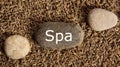 Spa Stones Royalty Free Stock Photo