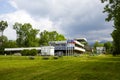 Three-storey building in Zakopane in Poland