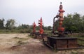 Three subsoil oil pumps