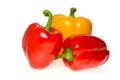 Three sweet peppers