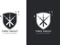 Three Swords Logo Template