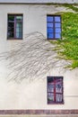 Three Symmetrical Windows on the Wall of Building in Pinsk