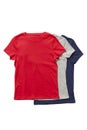 Three t-shirts isolated Royalty Free Stock Photo