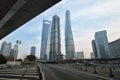 Three Tallest Buildings in Shanghai Royalty Free Stock Photo