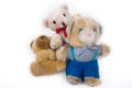 Three teddy bears Royalty Free Stock Photo