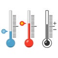 Three of the thermometer.